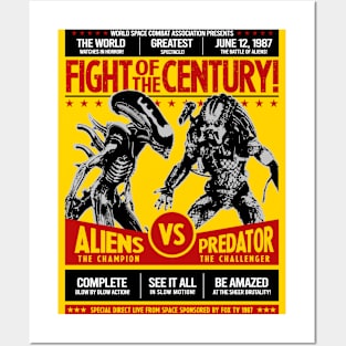 ALIENS vs. PREDATOR : Fight poster 2.0 Posters and Art